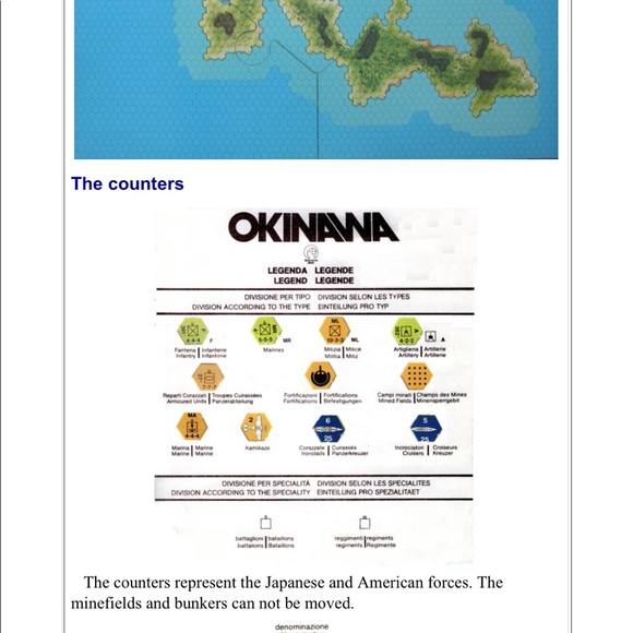 Okinawa Simulations Board game - Picture 7 of 10